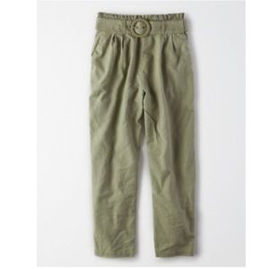 American Eagle paperbag waist pants